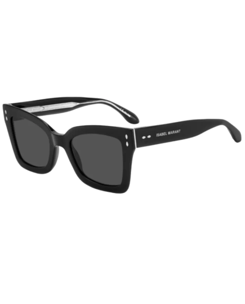 Square-Cat-Eye Acetate Sunglasses In Black